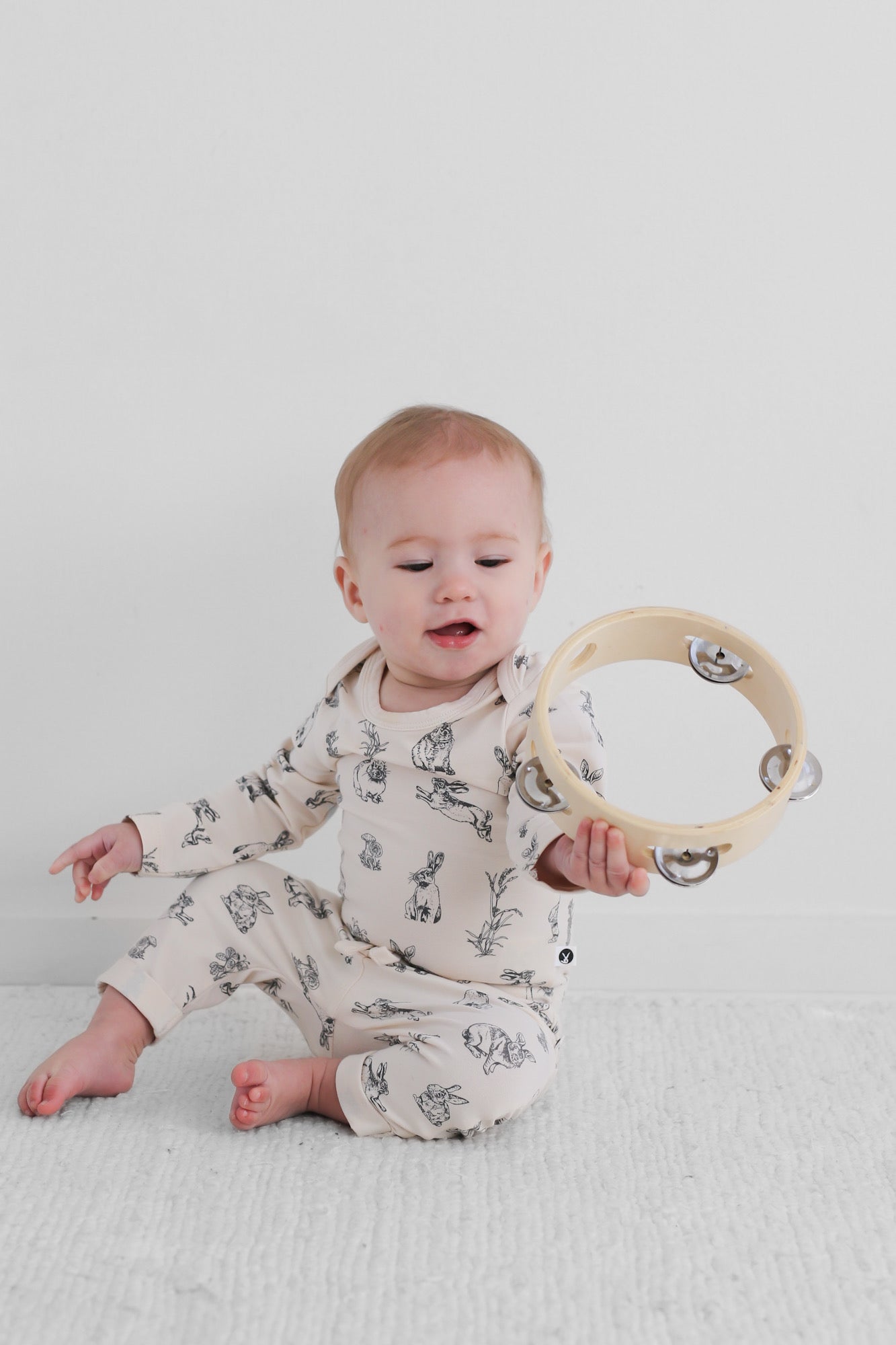 Almond Burrowers Long Sleeve Bodysuit