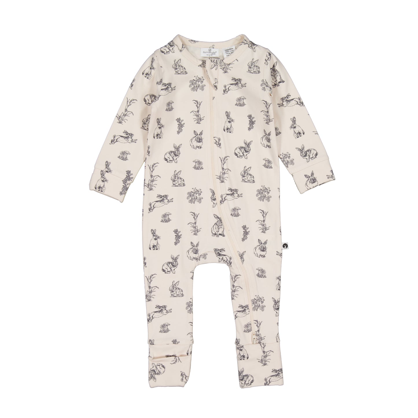 Almond Burrowers Long Sleeve Zip Suit