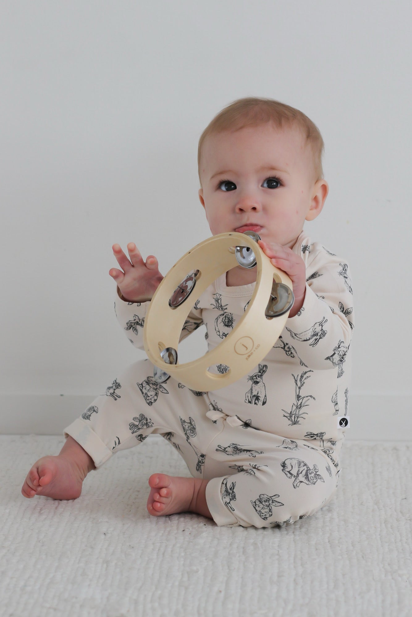Almond Burrowers Long Sleeve Bodysuit