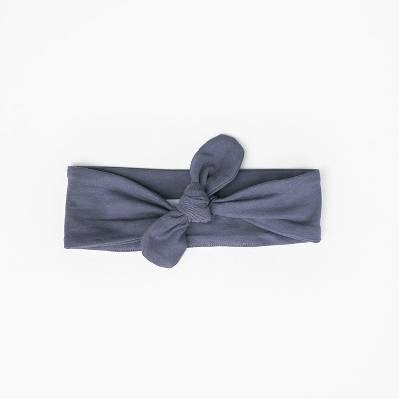 Essential Baby Headband in Ink Blue, designed by Burrow and Be