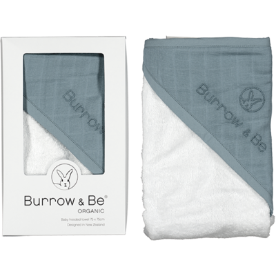 Storm Essential Baby Hooded Towel designed by Burrow and Be