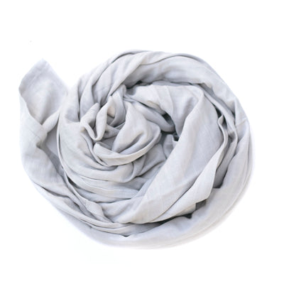 Essential Muslin Wrap in Grey, designed by Burrow and Be
