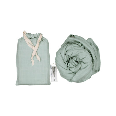 Essential Muslin Wrap in Sage, designed by Burrow and Be