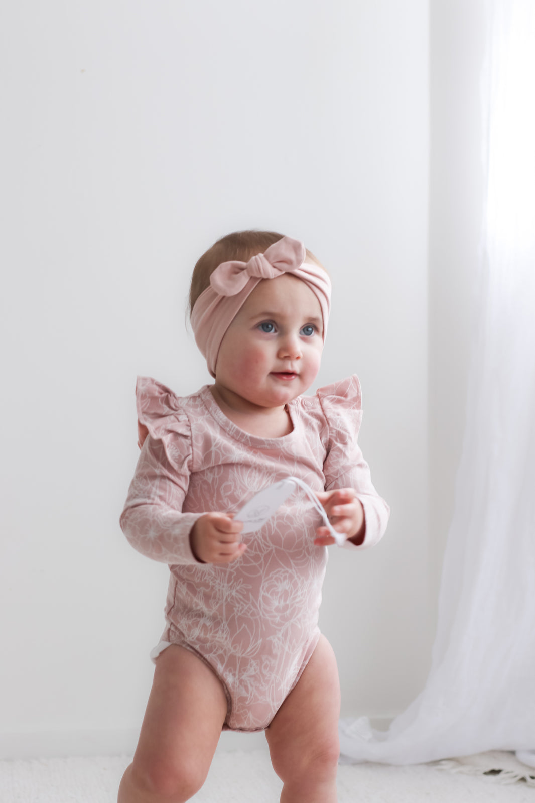 Long Sleeve Flutter Bodysuit - Botanichaos