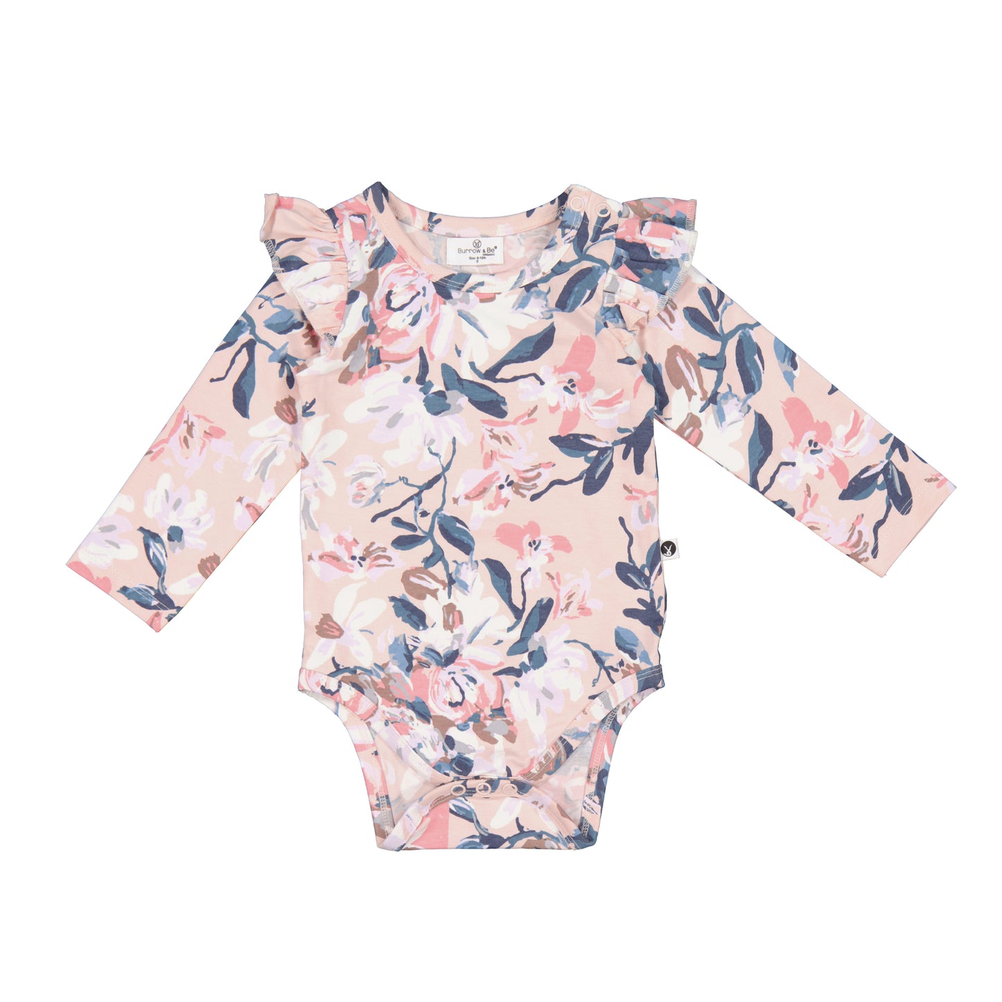 Long Sleeve Flutter Bodysuit - Fleur