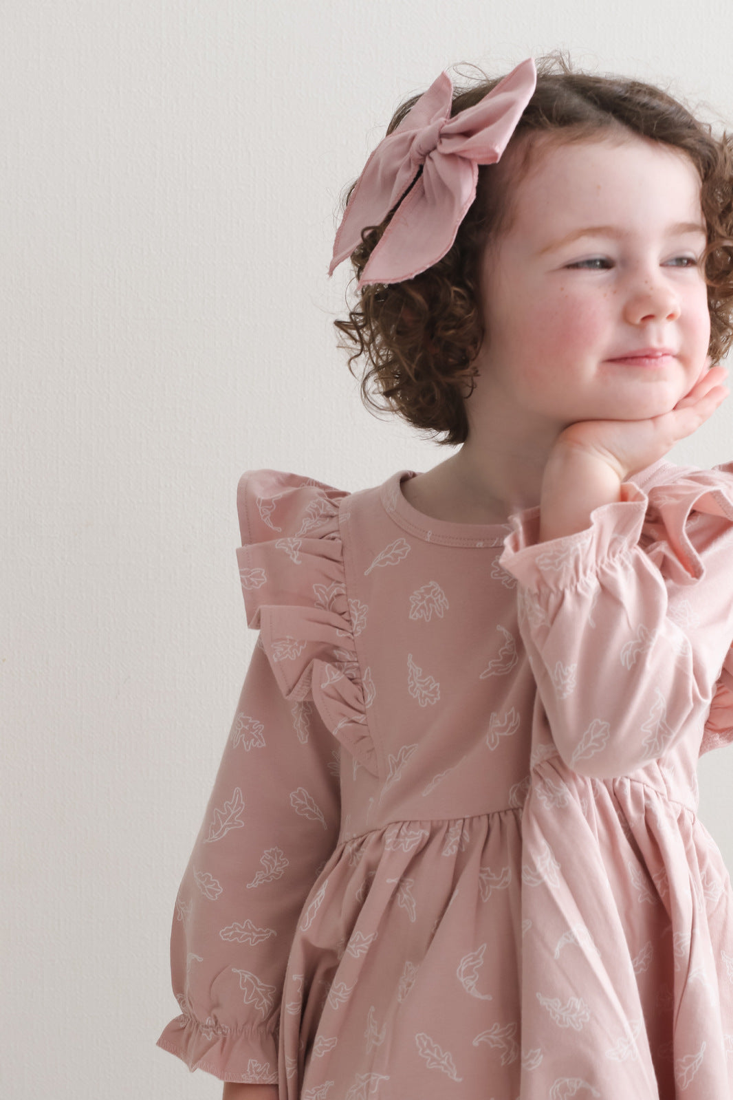Long Sleeve Flutter Hazel Dress - Flutter