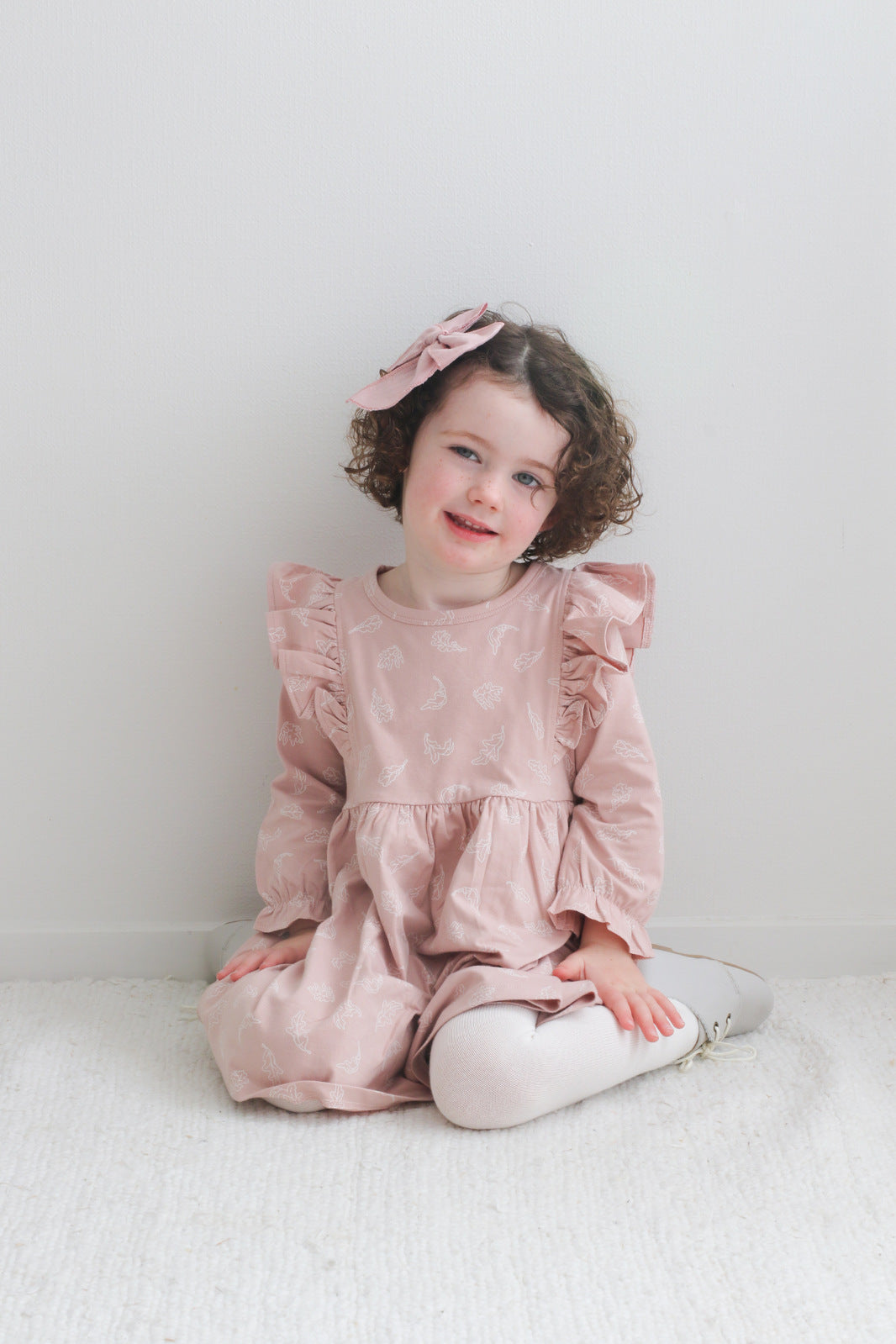 Long Sleeve Flutter Hazel Dress - Flutter