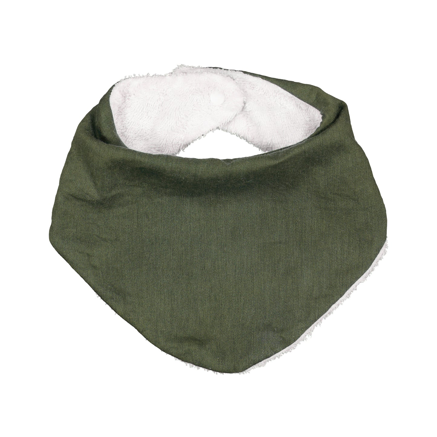 Olive Baby Dribble Bib by Burrow and Be