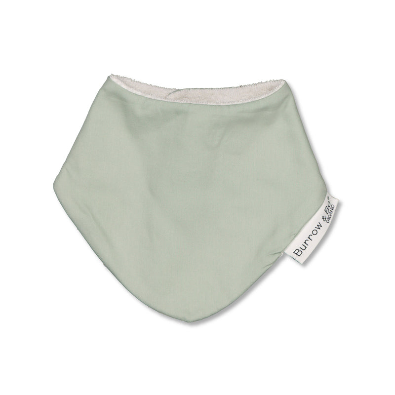 Sage Baby Dribble Bib by Burrow and Be