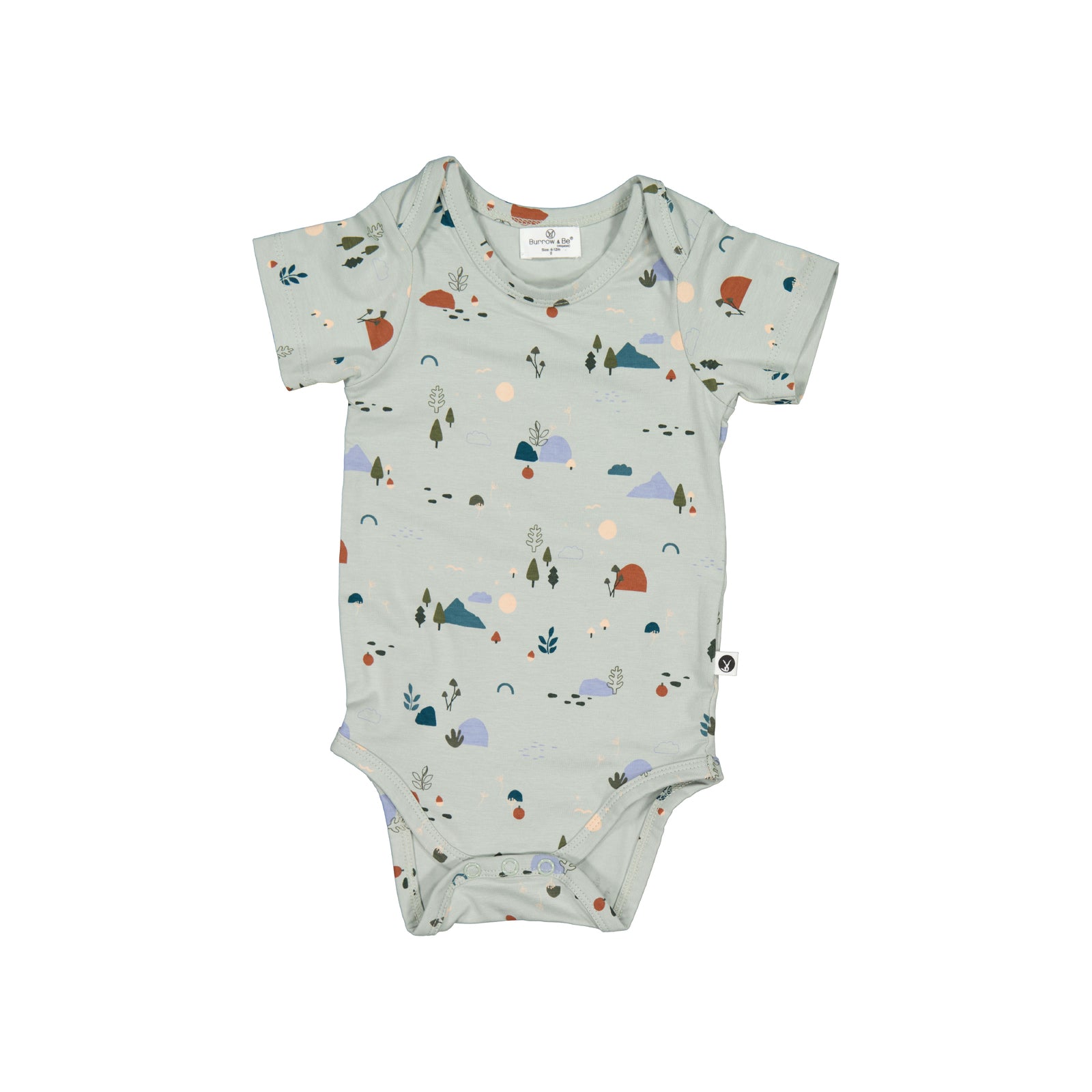 Garden Treasures Short Sleeve Bodysuit, designed by Burrow and Be