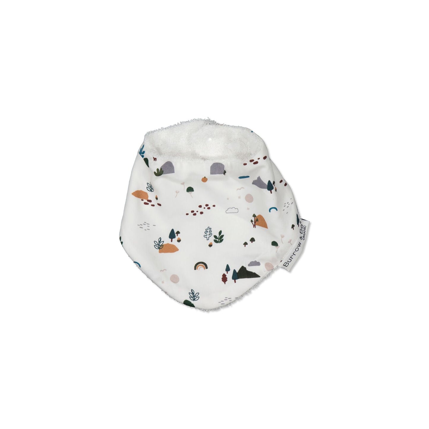 Garden Treasure Baby Dribble Bib by Burrow and Be