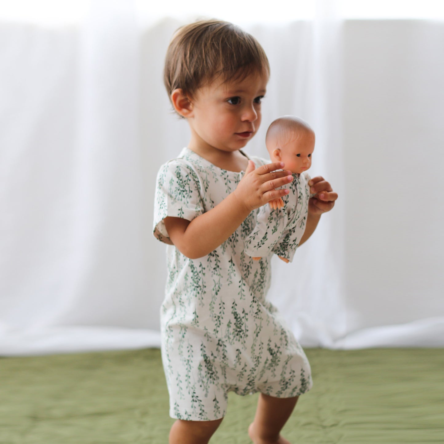 String of Pearls Doll Romper