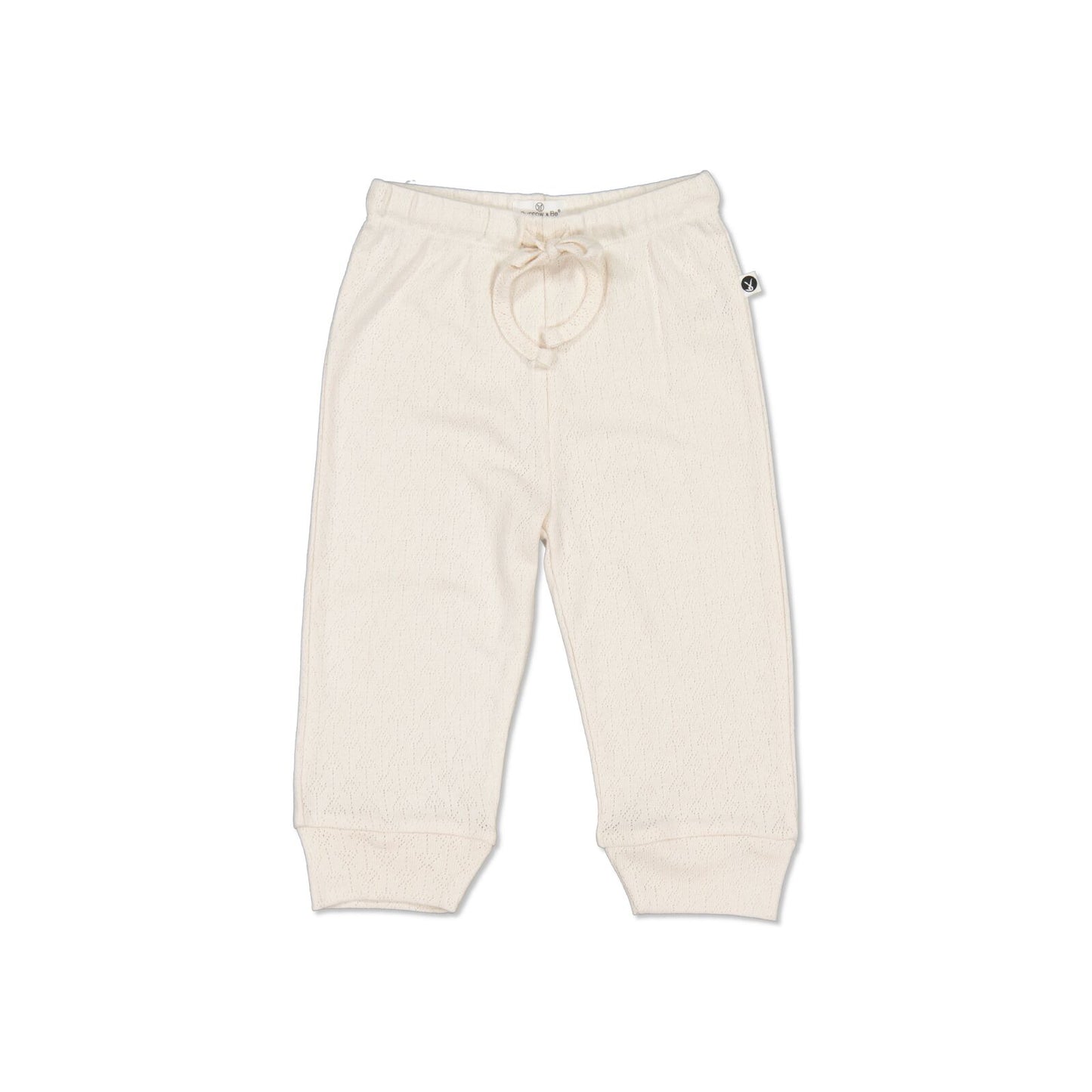 Pointelle Baby Pants in Natural, designed by Burrow and Be