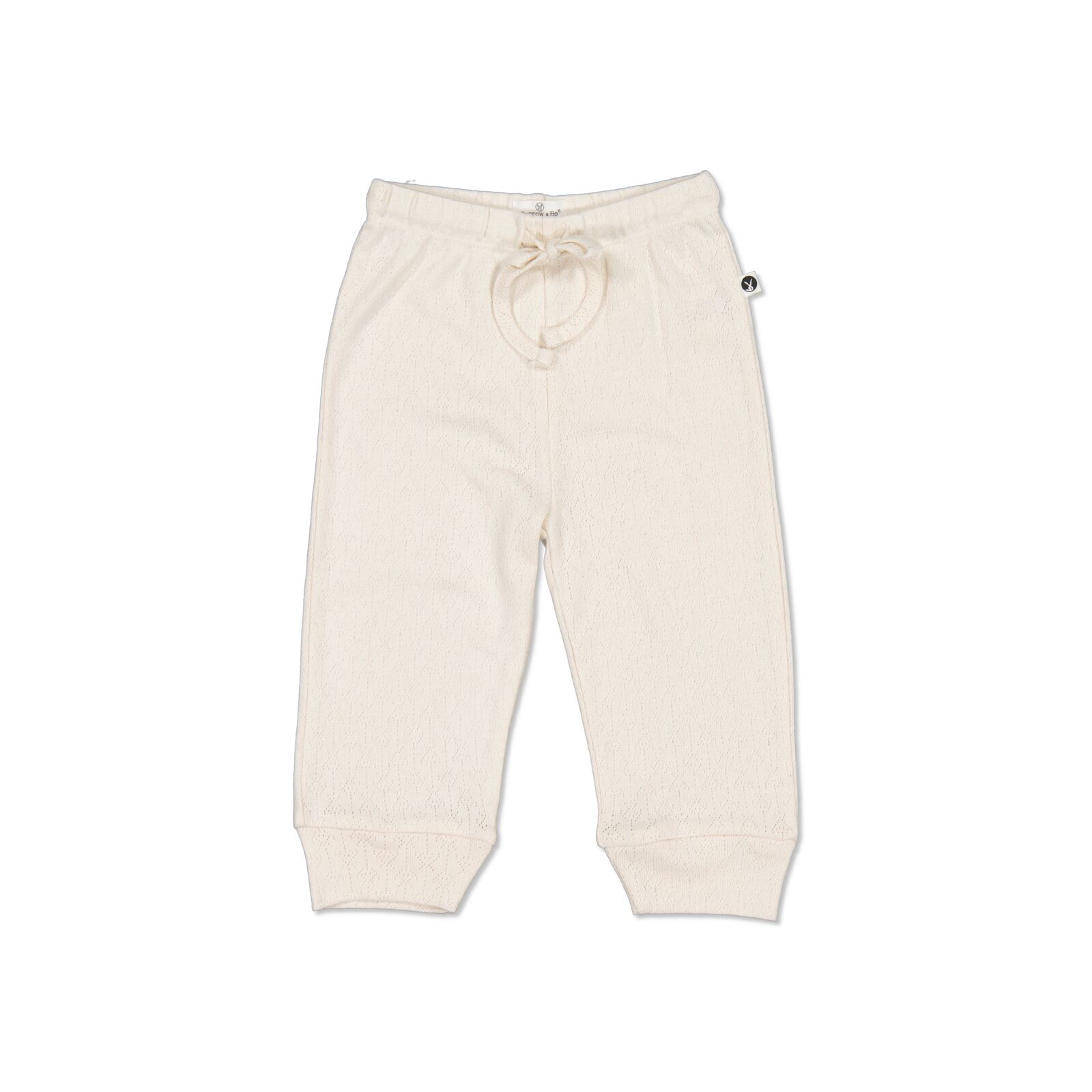 Pointelle Baby Pants in Natural, designed by Burrow and Be