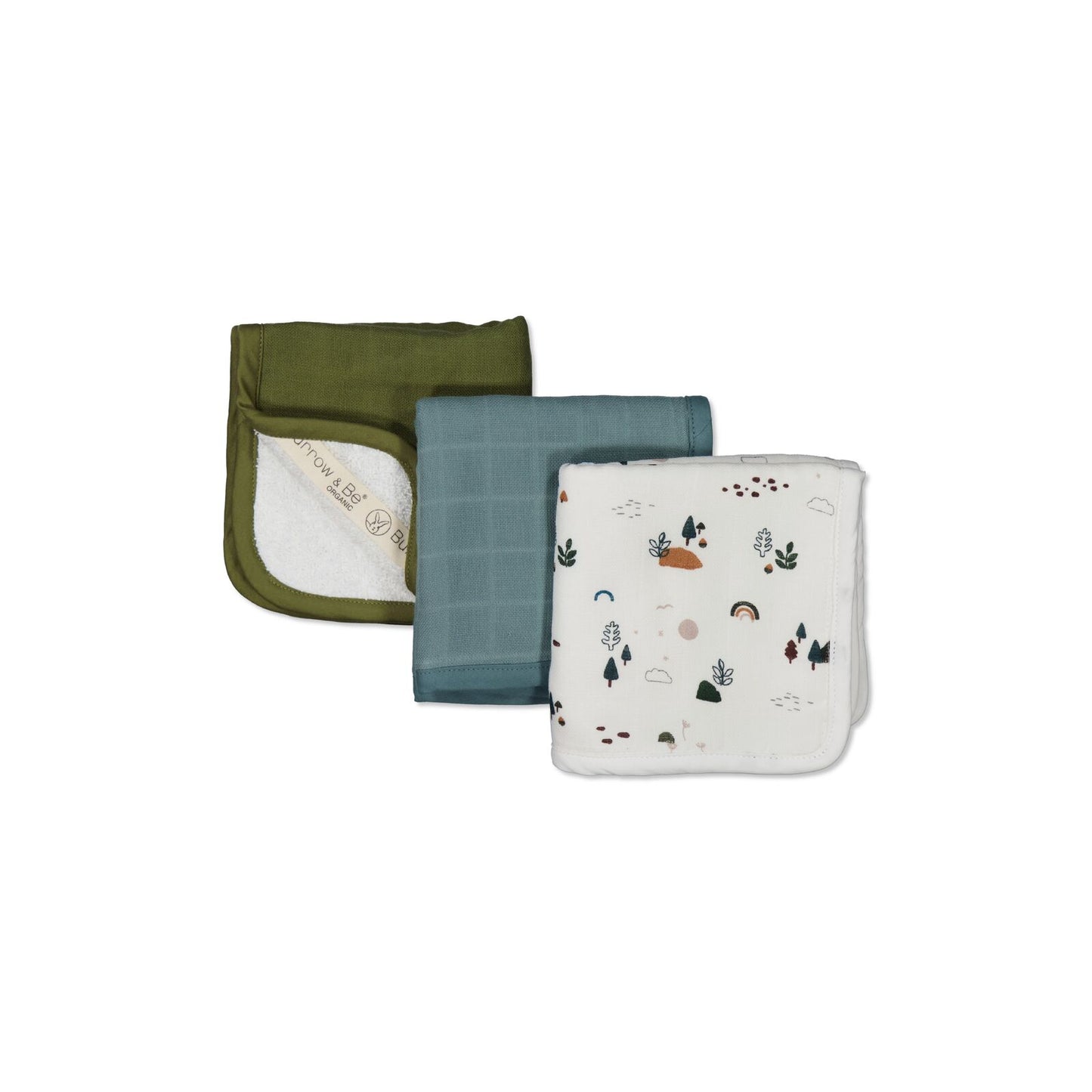 Garden Treasures Wash Cloth Set, designed by Burrow and Be