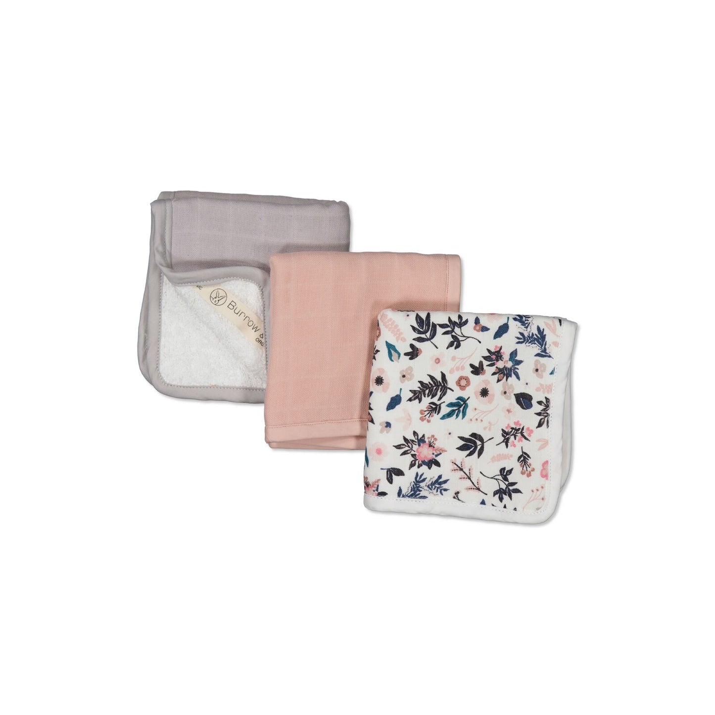 Petite Clementine Wash Cloth Set, designed by Burrow and Be