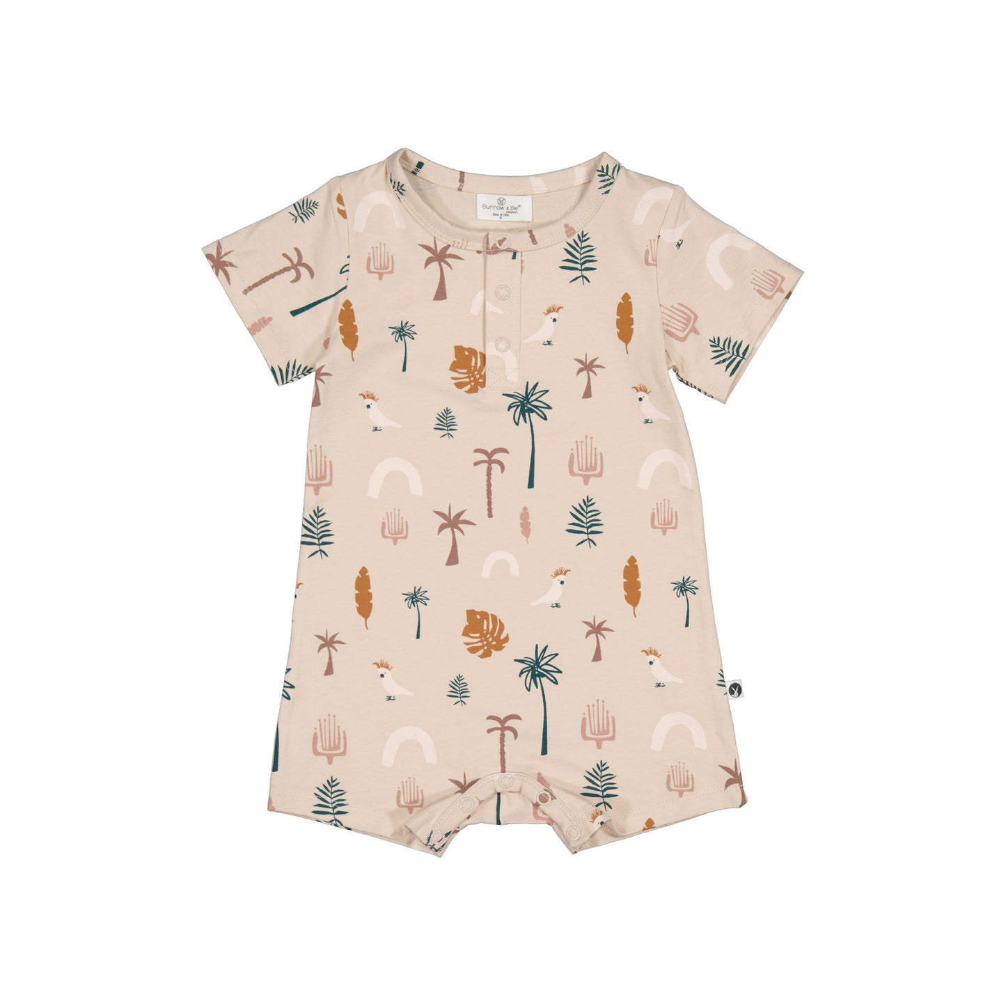 Jungle Stamp Alex Romper from Burrow and Be