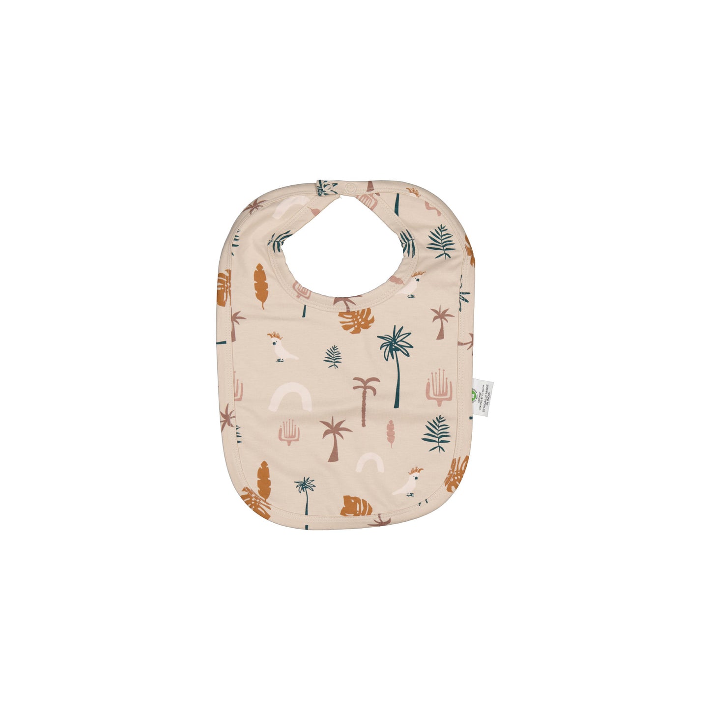Burrow and Be Jungle Stamp Snuggle Bib