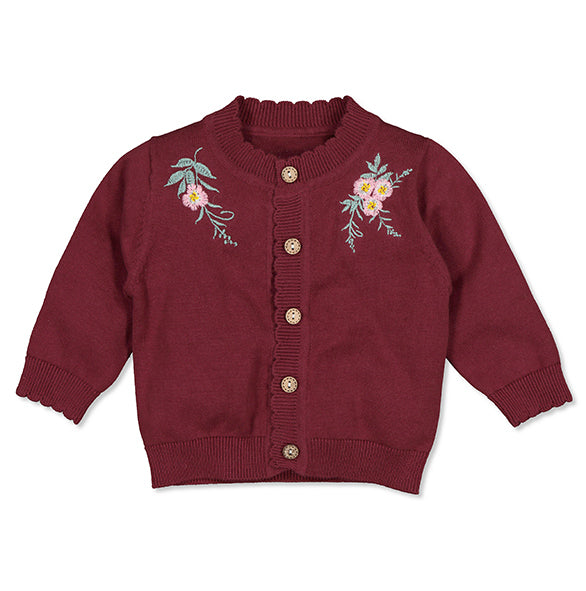 Lola Knit Cardigan - Bloom, designed by Burrow and Be