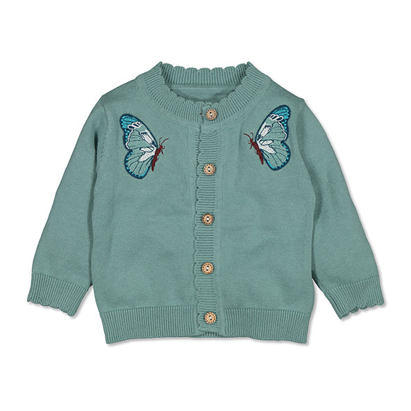 Lola Knit Cardigan - Butterfly, designed by Burrow and Be