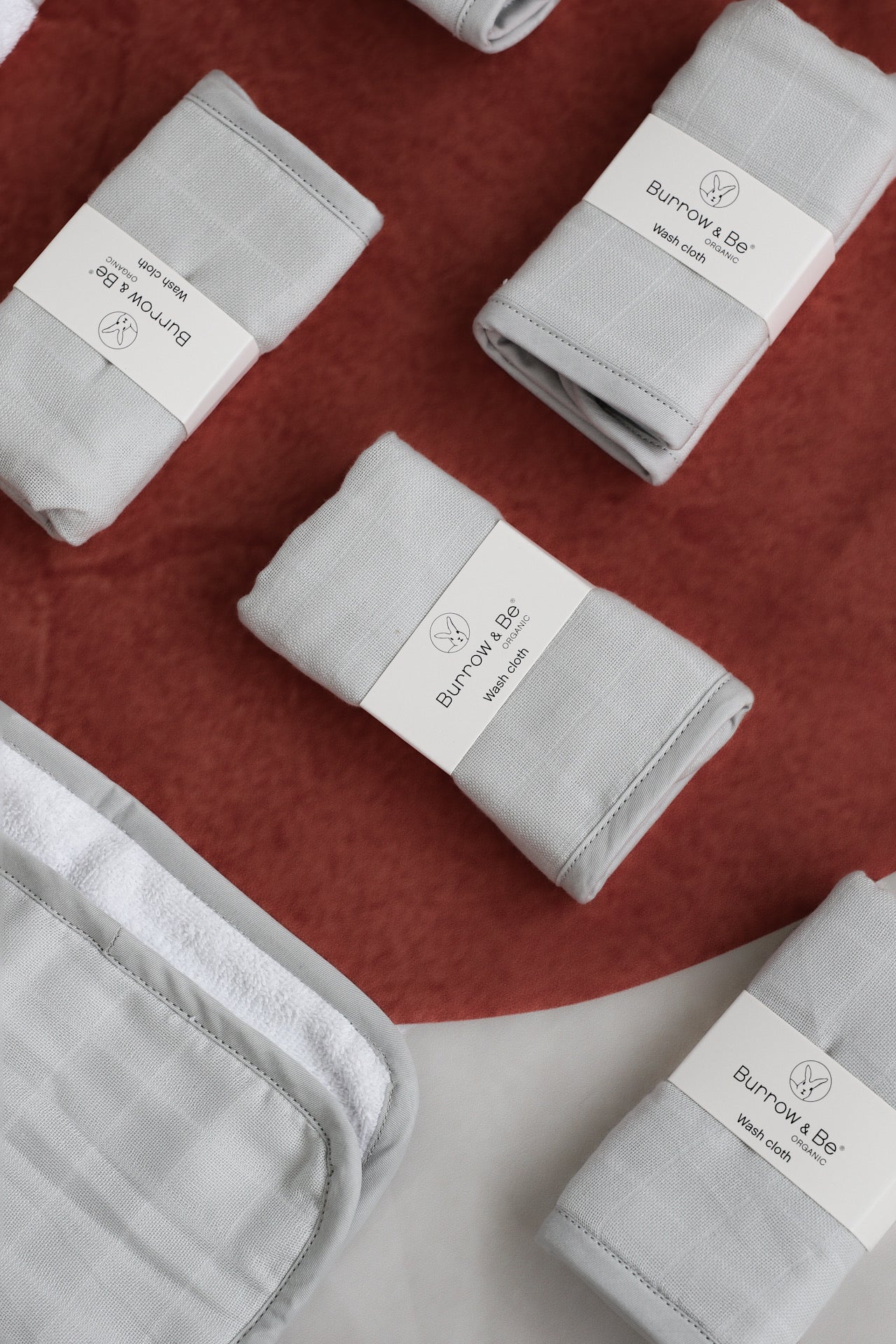 Organic Terry/Muslin Baby Washcloths