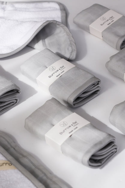 Organic Terry/Muslin Baby Washcloths