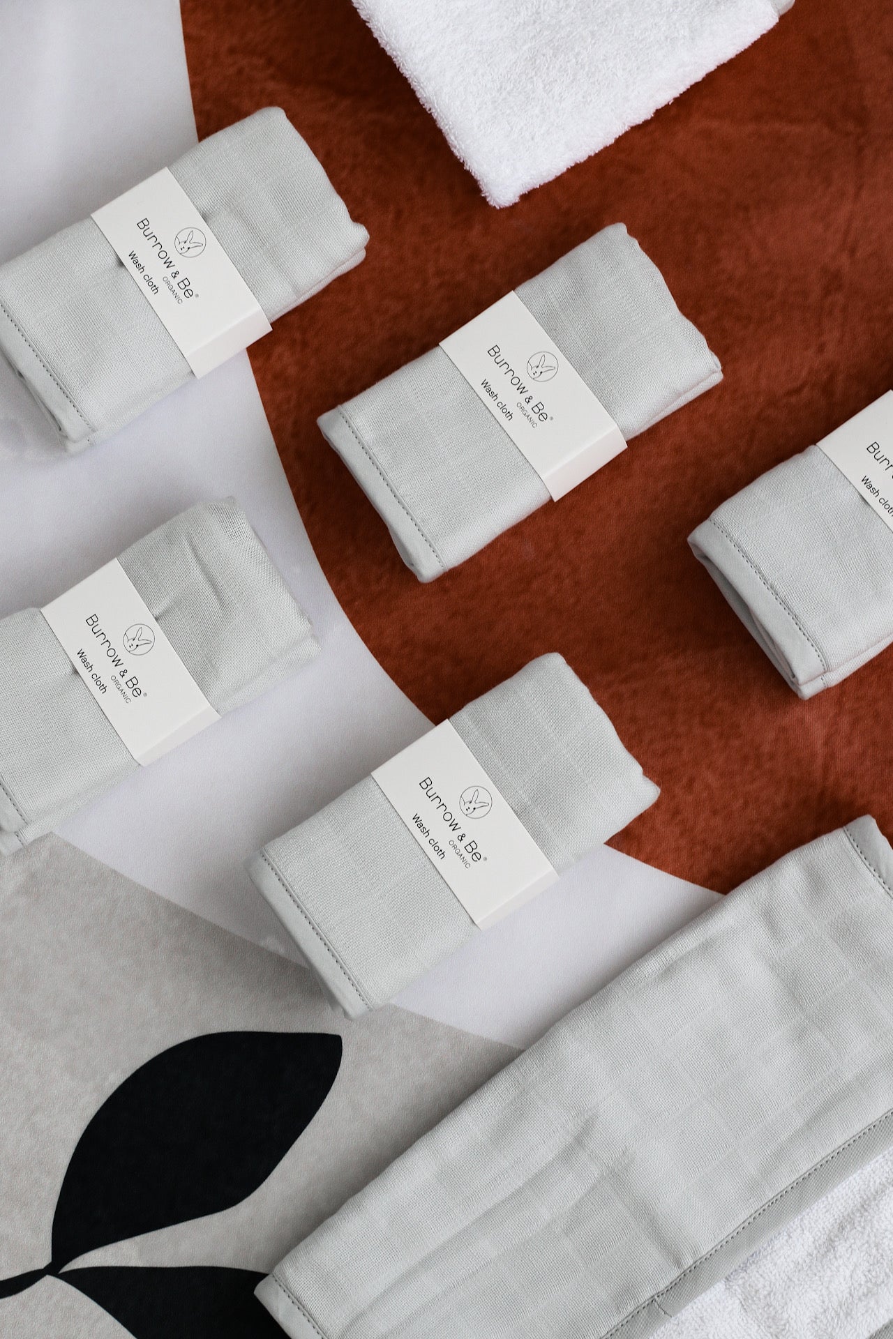 Organic Terry/Muslin Baby Washcloths