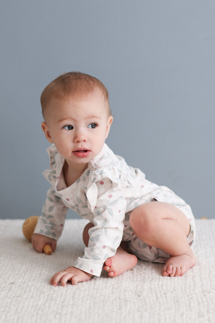 Bellis Flutter Long Sleeve Bodysuit