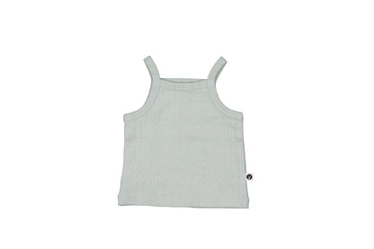 Light gray tank top on a white background