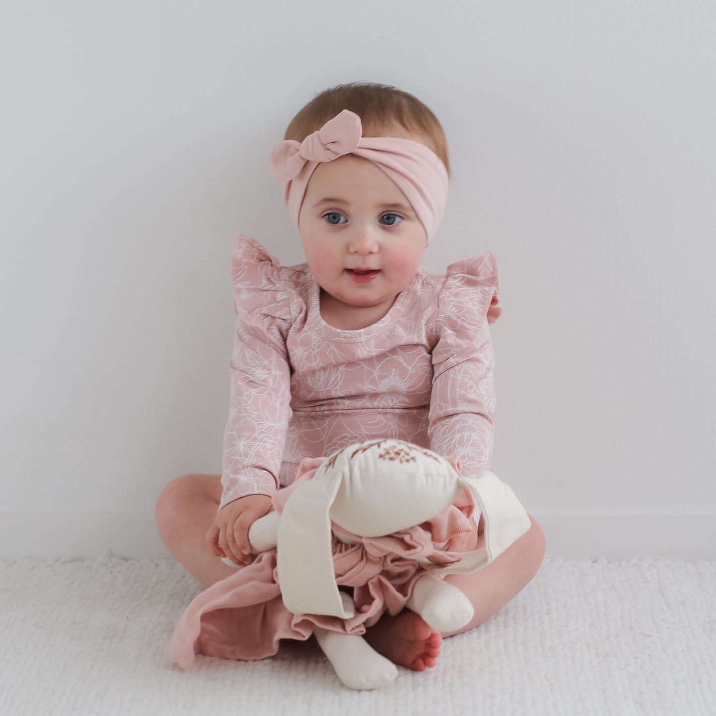 Long Sleeve Flutter Bodysuit - Botanichaos
