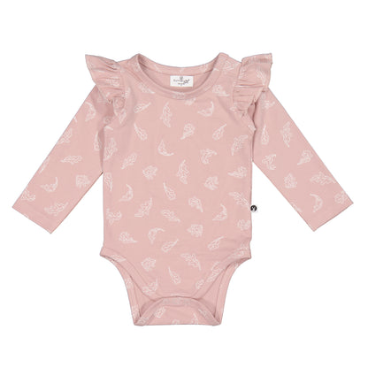 Long Sleeve Flutter Bodysuit - Flutter