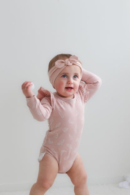 Long Sleeve Flutter Bodysuit - Flutter