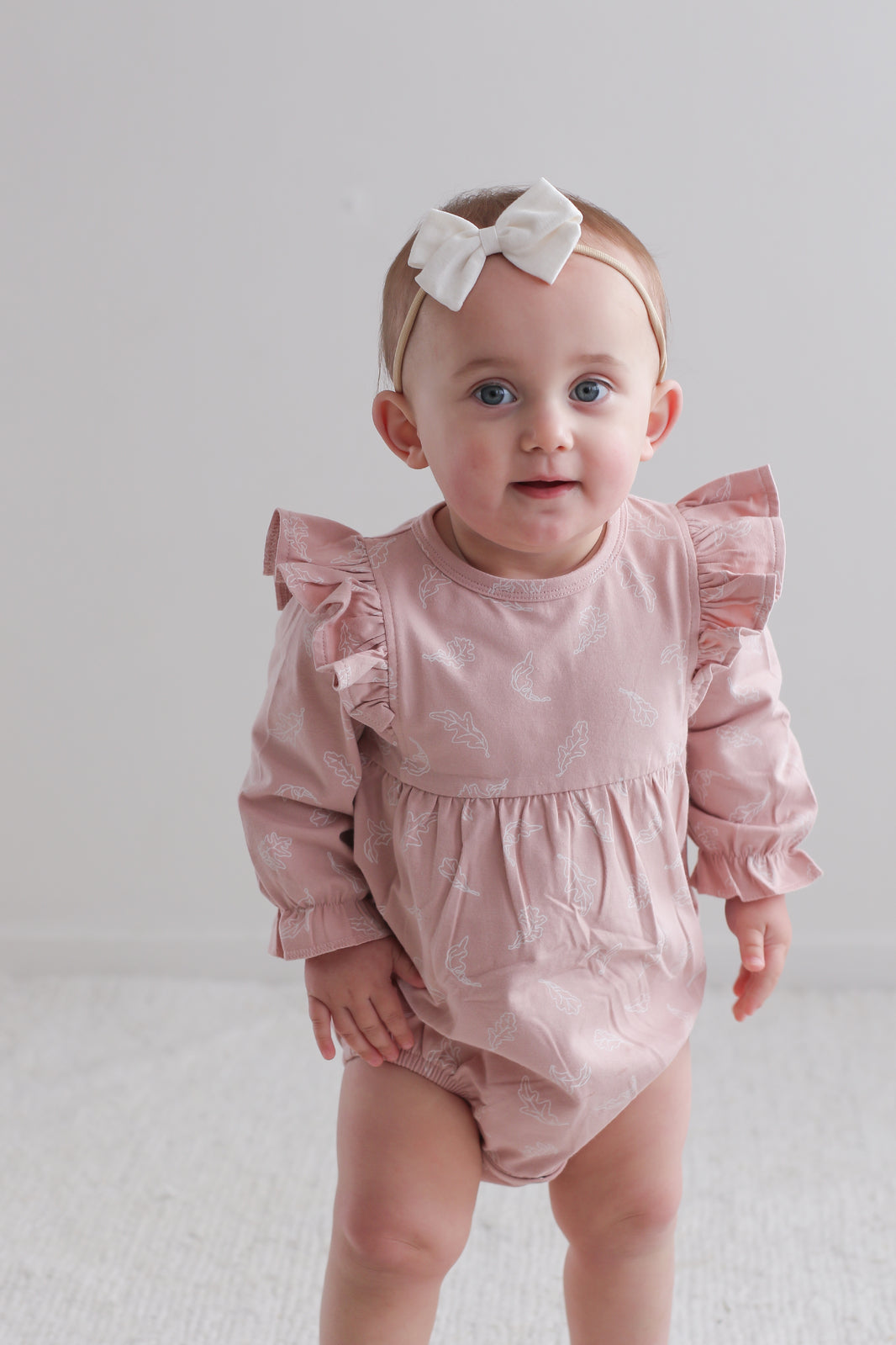 Long Sleeve Flutter Hazel Romper - Flutter