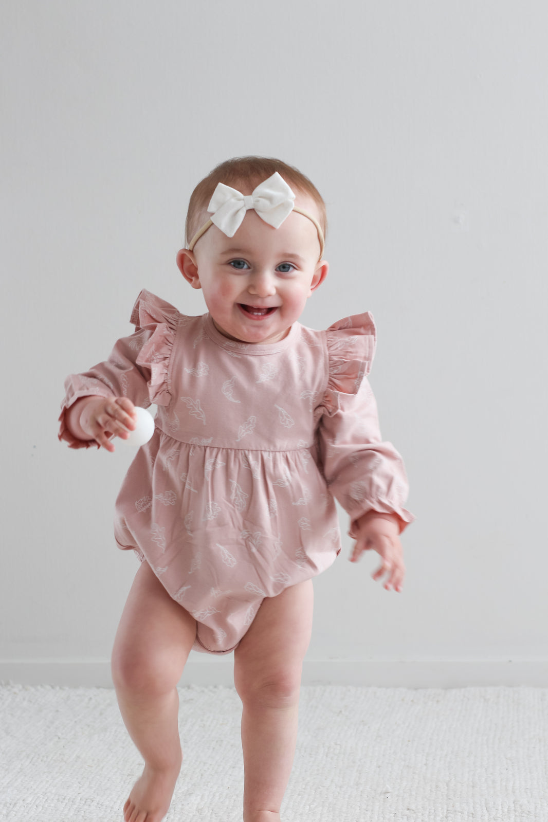 Long Sleeve Flutter Hazel Romper - Flutter