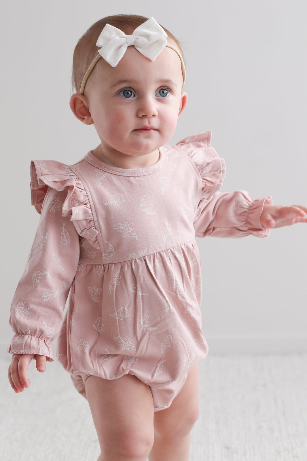 Long Sleeve Flutter Hazel Romper - Flutter