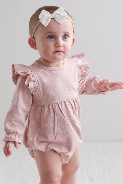 Long Sleeve Flutter Hazel Romper - Flutter