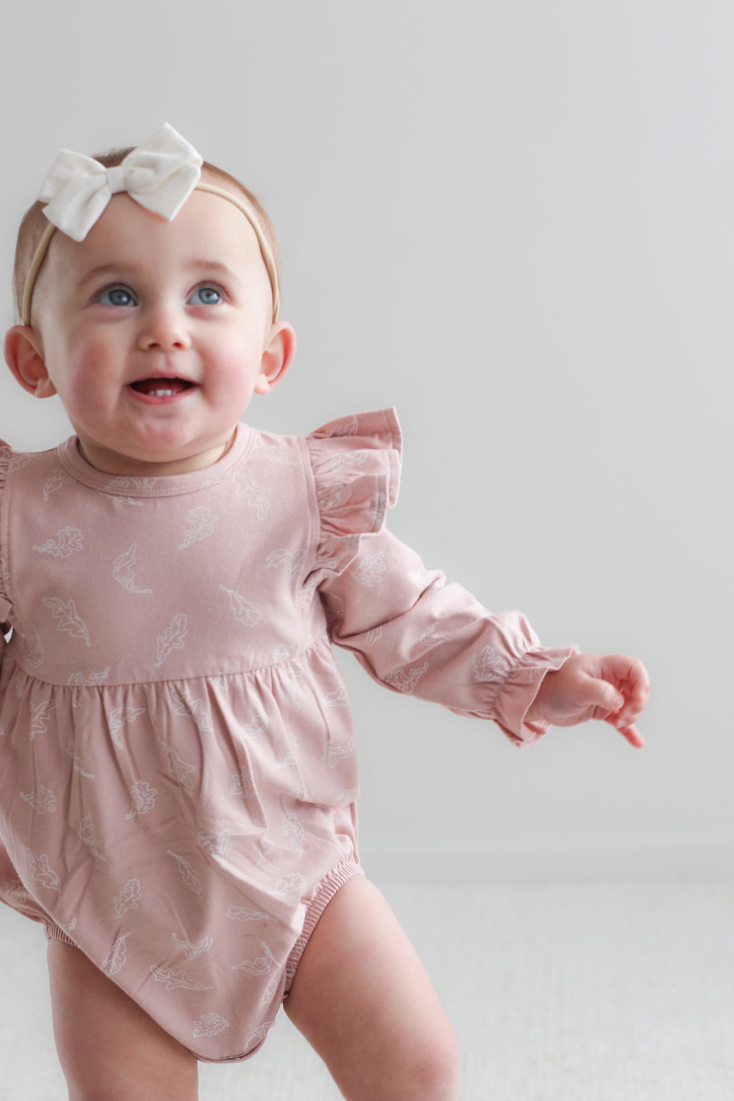 Long Sleeve Flutter Hazel Romper - Flutter