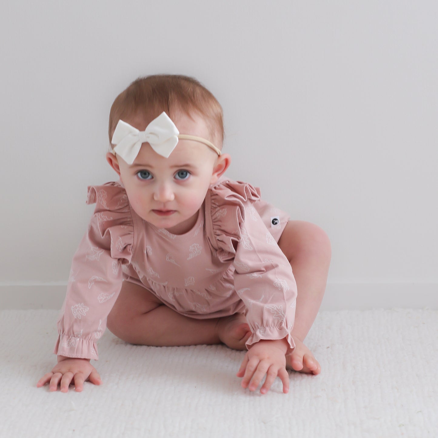 Long Sleeve Flutter Hazel Romper - Flutter