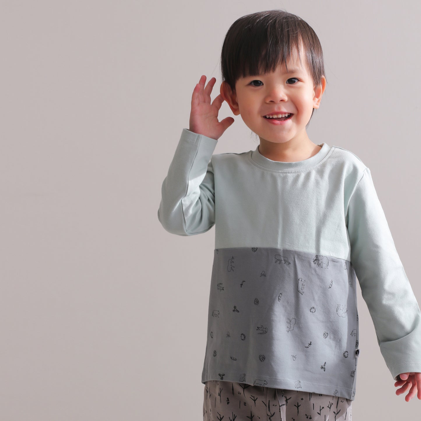 Long Sleeve Block T-Shirt - Junglette