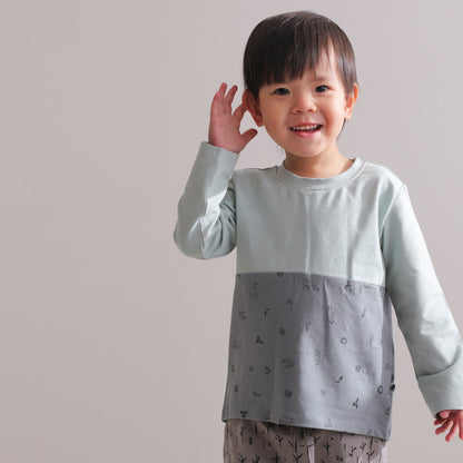 Long Sleeve Block T-Shirt - Junglette