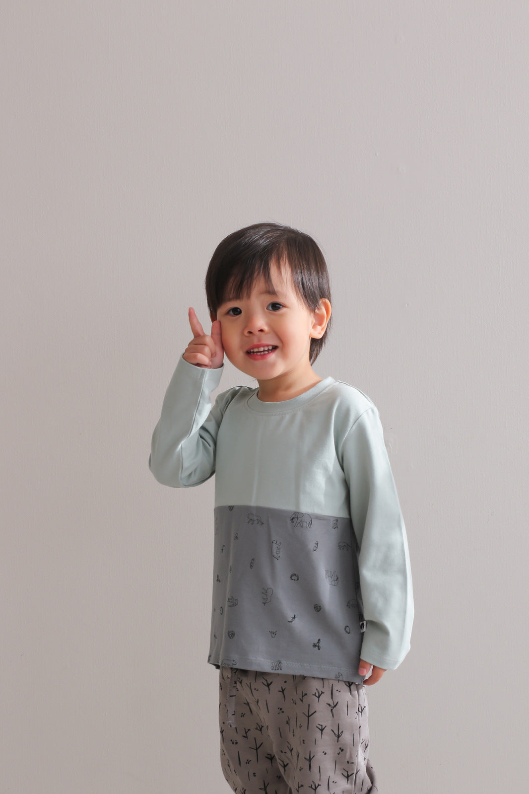 Long Sleeve Block T-Shirt - Junglette