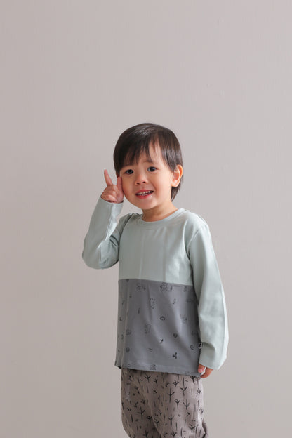 Long Sleeve Block T-Shirt - Junglette
