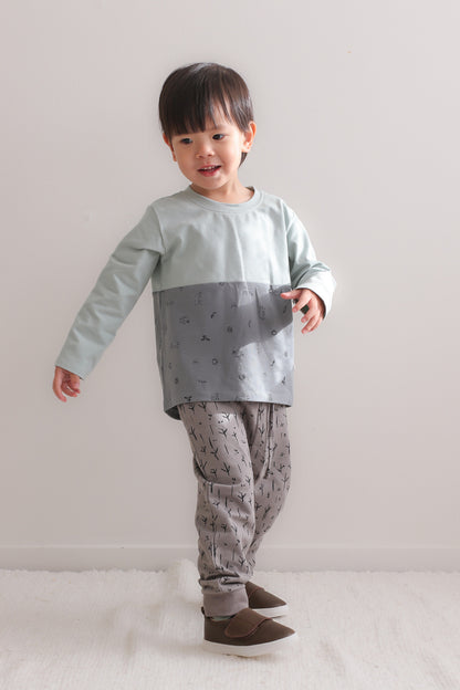 Long Sleeve Block T-Shirt - Junglette