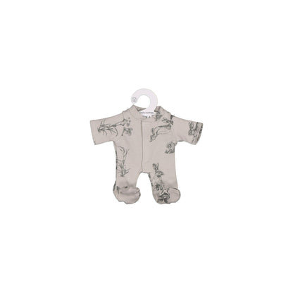 Grey Burrowers Doll Sleep Suit