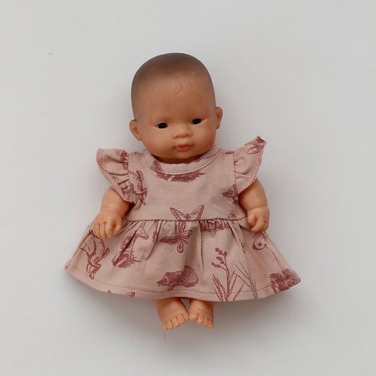 Forest Friends Flutter Doll Dress