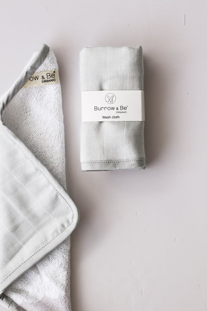 Organic Terry/Muslin Baby Washcloths