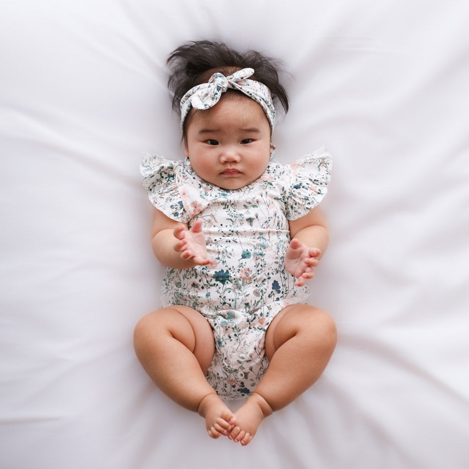 Wildflower Flutter Bubble Romper