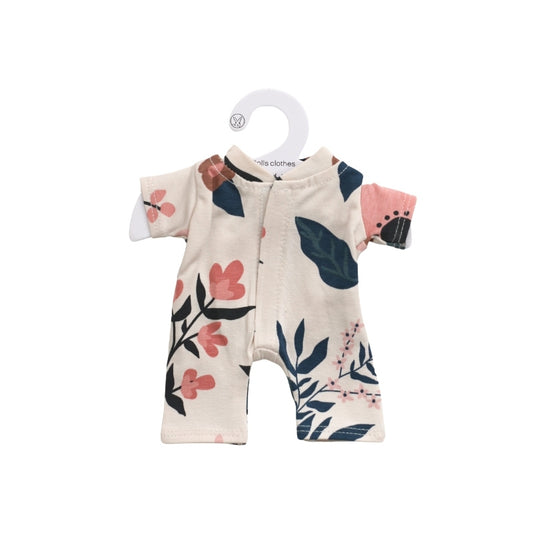 Pink Clementine Doll Romper