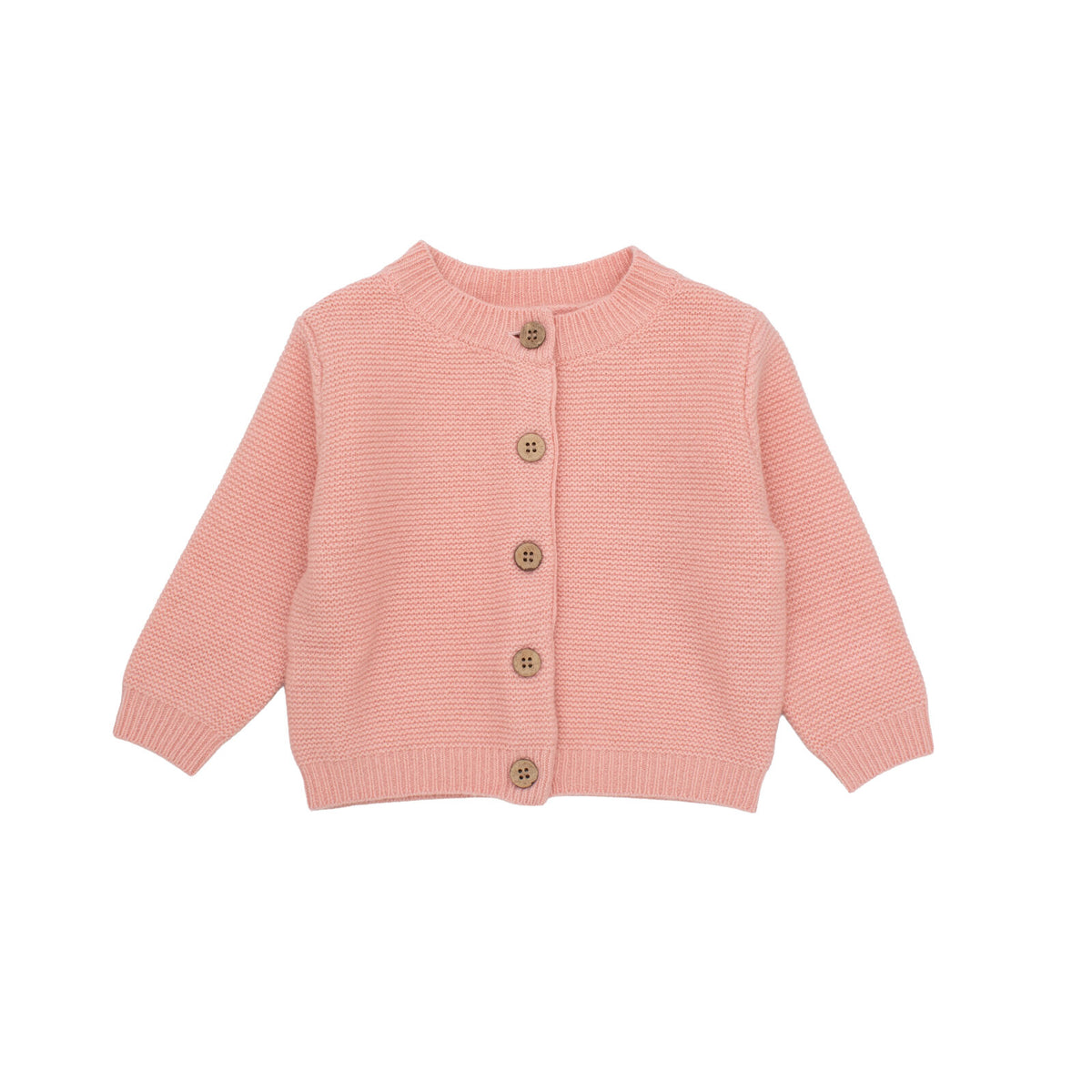 100% Wool Cardigan in Carnation by Burrow and Be