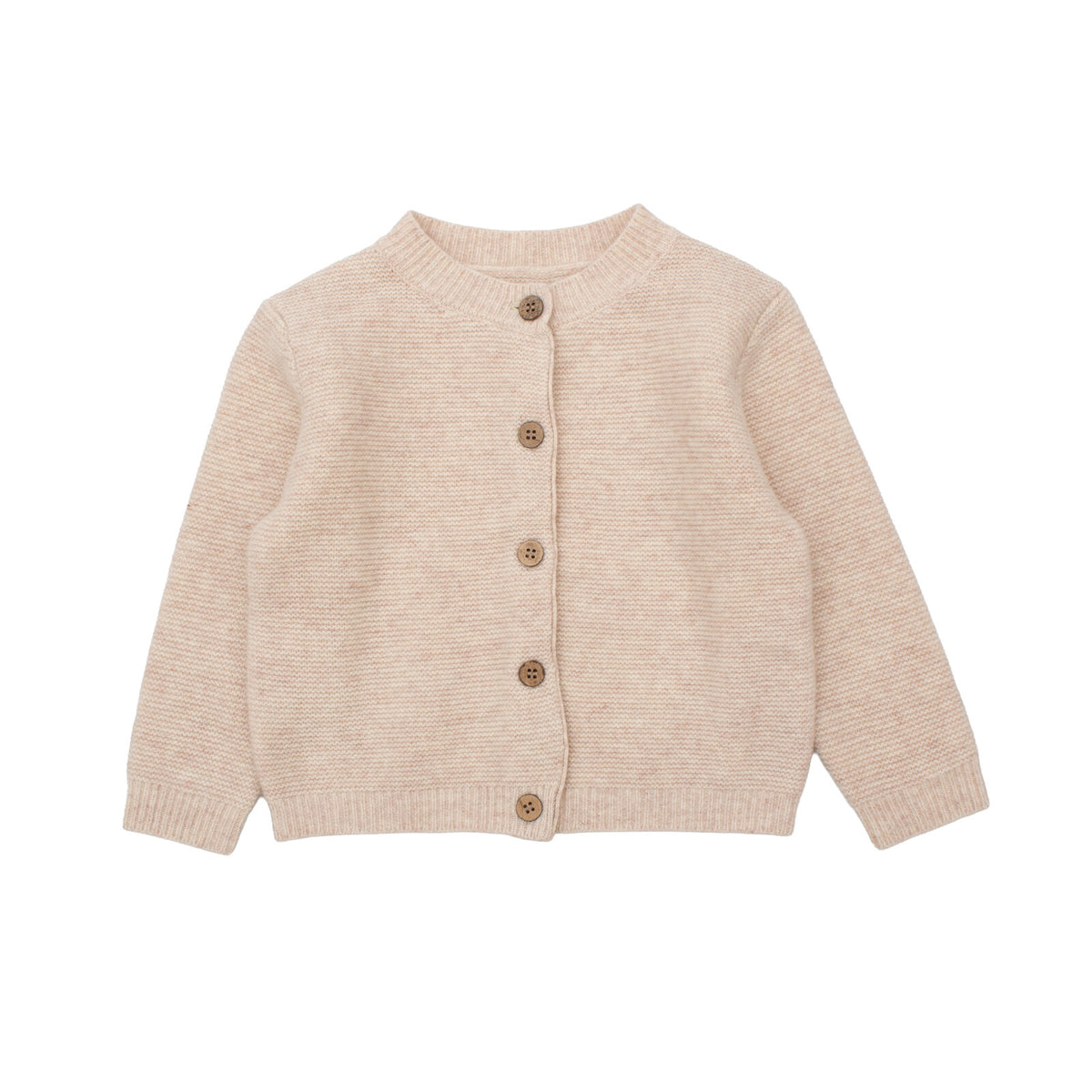 100% Wool Cardigan in Ecru by Burrow and Be